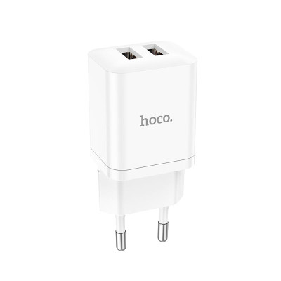 Адаптер мережевий HOCO Maker dual port charger N25 |2USB, 2.1A|