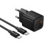 Адаптер мережевий HOCO C to C cable Ingenious single port PD charger set N66 |1Type-C, 35W/3A, PD/QC|