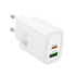 Адаптер мережевий HOCO Gentle charger N61 |1USB/1Type-C, 20W/3A, PD/QC|