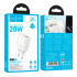 Адаптер мережевий HOCO Gentle charger N61 |1USB/1Type-C, 20W/3A, PD/QC|