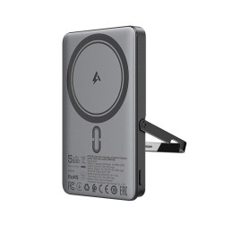 ACEFAST PD ultra-thin magnetic wireless charging power bank with stand M16 5000mAh |1Type-C, 18W/3A, PD/QC|