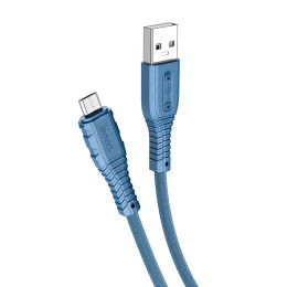 Кабель Hoco Micro USB Nano silicone charging data cable X67 |1m, 2.4A|