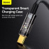 Кабель Baseus Explorer Series Auto Power-Off Fast Charging Data Cable USB To Type-C |100W/6A, 1m|