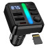 Адаптер автомобільний HOCO Libre car BT FM transmitter E89 |2USB/1Type-C, 45W/3A, PD/QC|