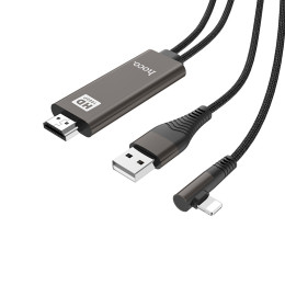 Кабель HOCO HDMI to Lightning UA14 |1080p| Кабель HOCO HDMI to Lightning UA14 |1080p|