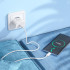 Адаптер мережевий HOCO Type-C to Type-C Fighter single port charger set C109A |1Type-C, 3A/20W, PD/QC|