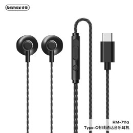 Навушники REMAX TYPE-C Wired Earphone for Music & Call RM-711a