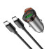 Адаптер автомобільний Hoco Rigorous dual port Car charger NZ16A (Type-C to Type-C set) |1USB/1Type-C, 43W/3A, PD25W/QC|