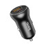 Адаптер автомобільний HOCO Smooth road car charger NZ5 |1USB/1Type-C, 30W/3A, PD/QC|