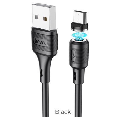 Кабель Hoco Micro USB Магнітний Sereno magnetic charging cable X52 |1.2m, 2.4A|