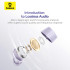 Навушники Baseus Bowie True Wireless Earphones E18 |BT5.3, 40/300mAh, IPX4, 2ENC Mic, 7.5h|