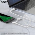 Кабель Hoco Combo Micro USB / Lightning Cool dual 2 in 1 charging data cable X54 |1M, 2.4A|