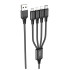 Кабель HOCO Combo 4-in-1 2Lightning+Type-C+Micro USB Super charging cable X76 |1M, 2A|