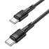 Кабель Hoco Type-C to Type-C Victory charging data cable X83 |1M, 60W, 3A|