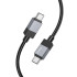 Кабель Hoco Type-C to Type-C Honorific charging data cable X110 |1m, 60W|