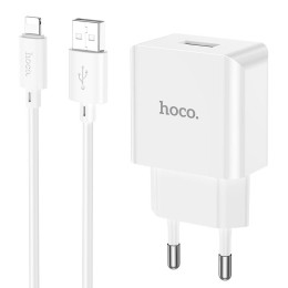 Адаптер мережевий Hoco Lightning Cable Leisure single port charger C106A |1USB, 10.5W/2.1A| Адаптер мережевий Hoco Lightning Cable Leisure single port charger C106A |1USB, 10.5W/2.1A|