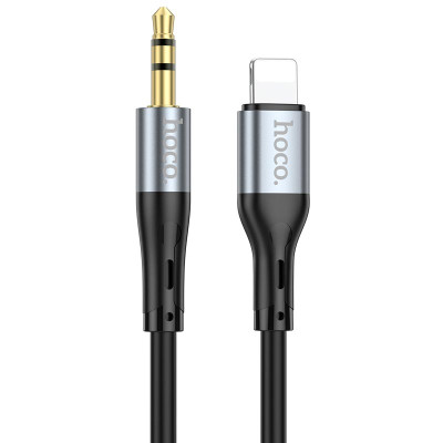 Кабель HOCO 3.5 mm to Lightning silicone digital audio conversion cable UPA22 |1M|