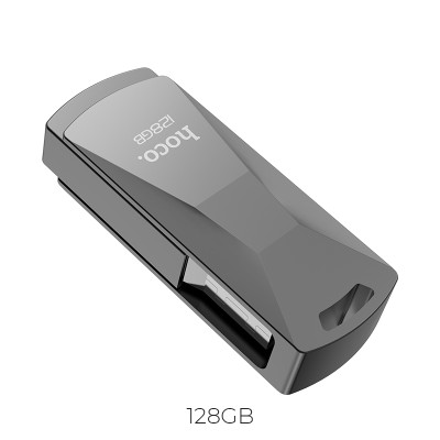 Флешка HOCO USB Flash Disk wisdom high-speed flash drive UD5 128GB