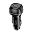 Адаптер автомобільний Hoco Rank dual port Car charger Z58A |1USB/1Type-C, 48W/3A, PD30W/QC|