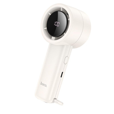 Вентилятор HOCO Fashion high-speed handheld fan HX63 |100 Speed, LED, 6h|